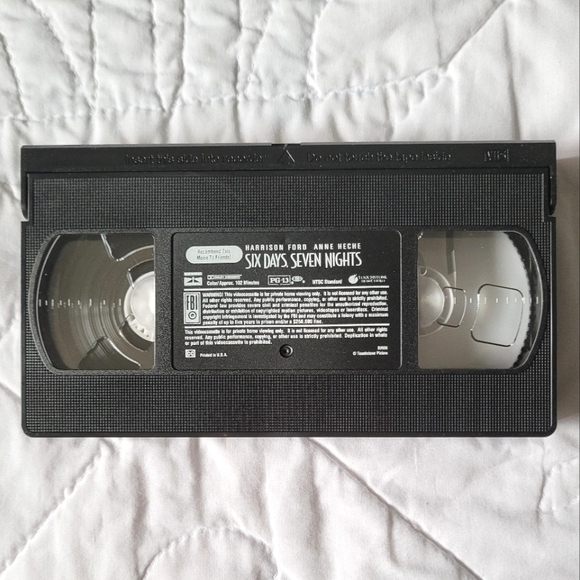 2/$15 ๐ผ Six Days, Seven Nights VHS - Picture 4 of 5